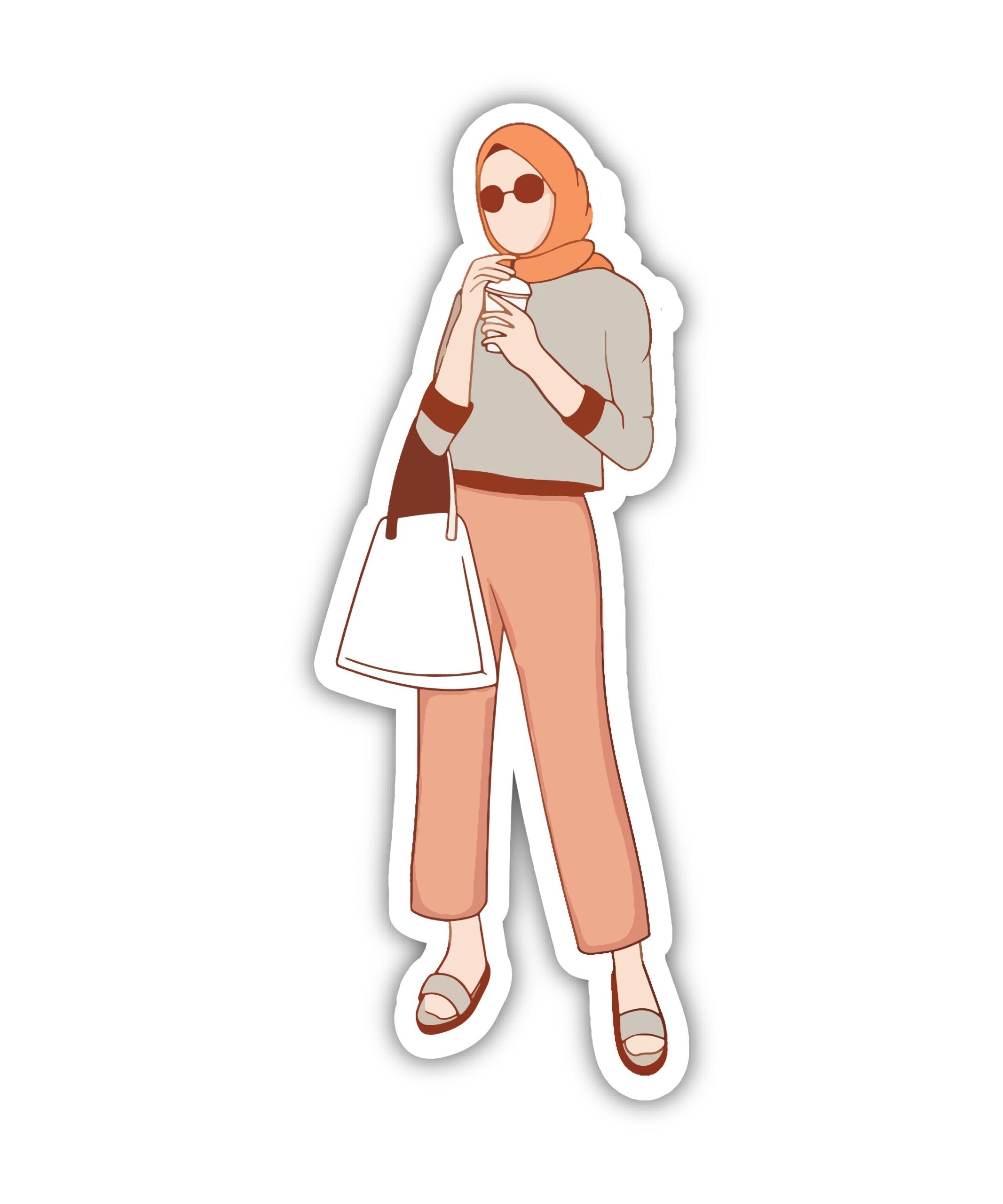 Girl Sticker