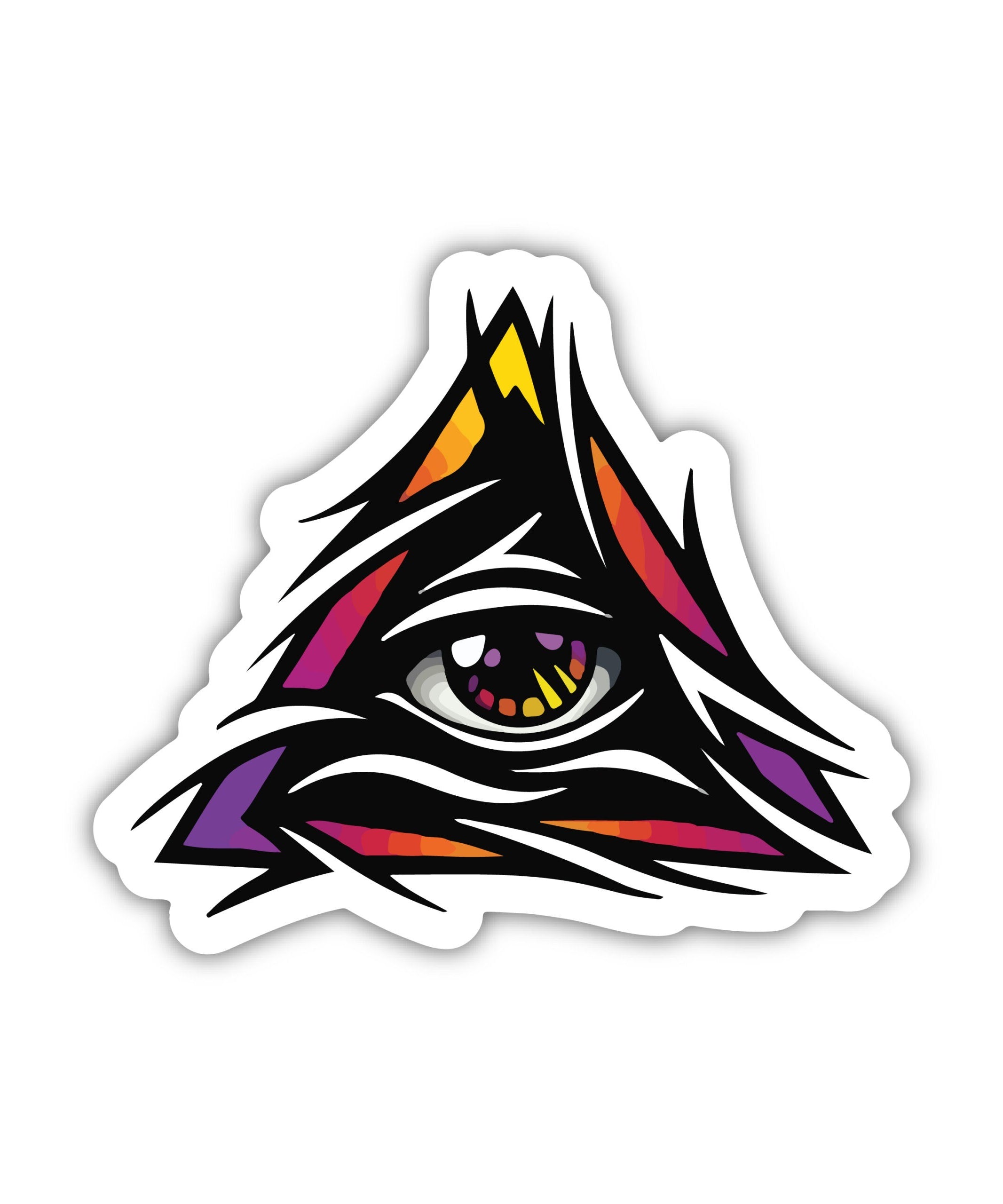 Triangle eye Sticker